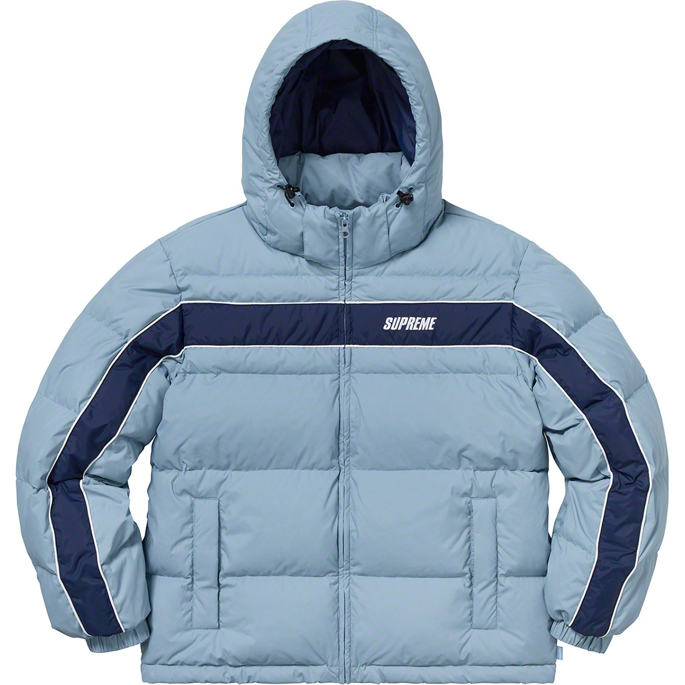 Stripe Panel Down Jacket view 14